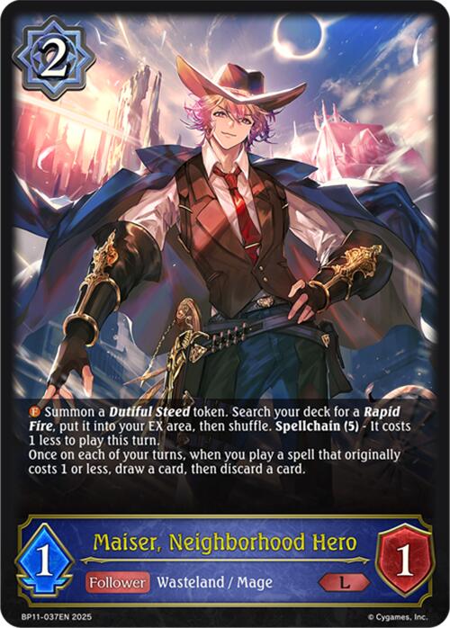 Maiser, Neighborhood Hero (BP11 - 037EN) [Bullet of Fate] - Card Brawlers