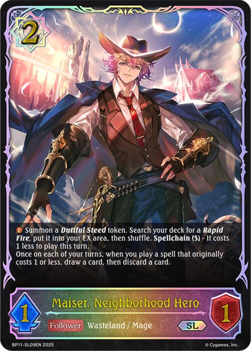 Maiser, Neighborhood Hero (BP11 - SL09EN) [Bullet of Fate] - Card Brawlers