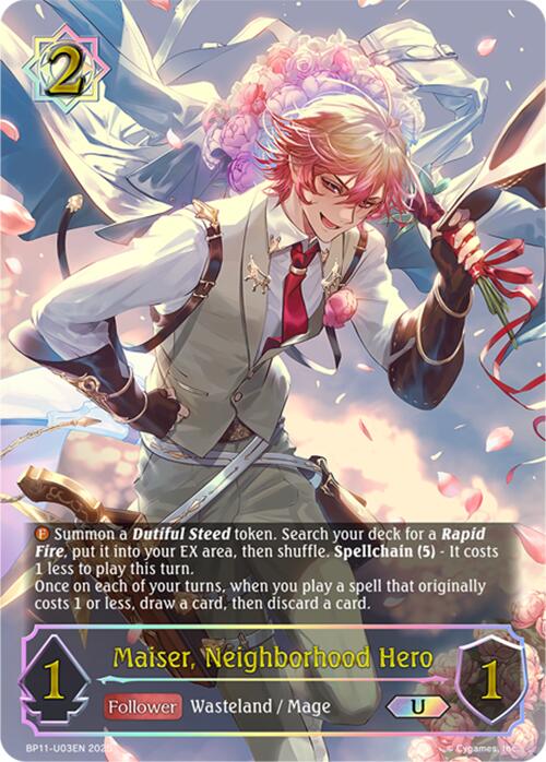 Maiser, Neighborhood Hero (BP11 - U03EN) [Bullet of Fate] - Card Brawlers