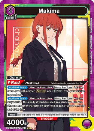 Makima (023) (UE22BT/CSM-1-023) - UE22BT CHAINSAW MAN Foil - Card Brawlers