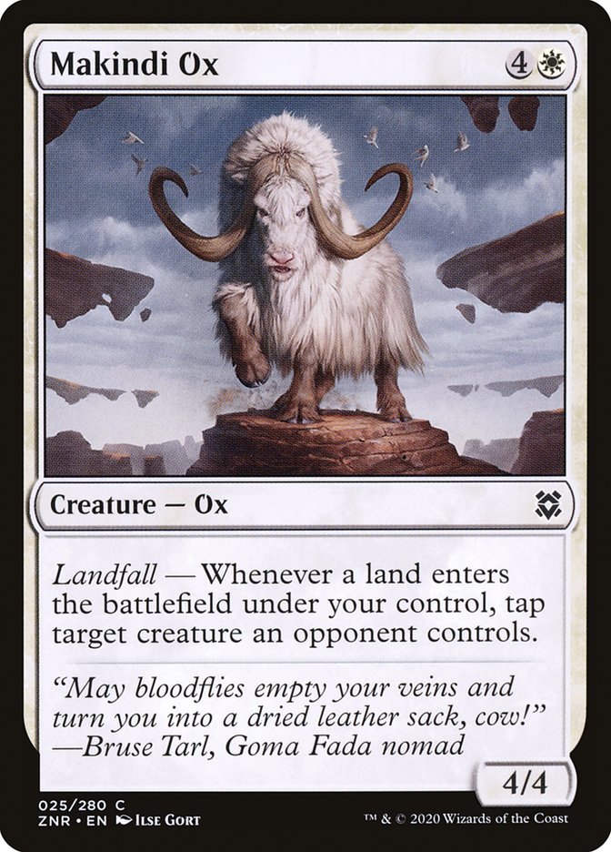 Makindi Ox [Zendikar Rising] - Card Brawlers