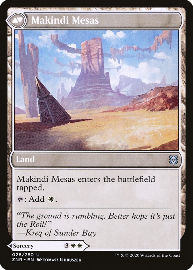 Makindi Stampede // Makindi Mesas [Zendikar Rising] - Card Brawlers