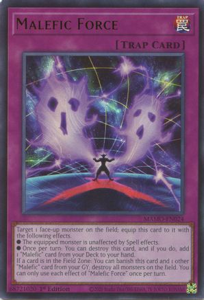 Malefic Force (MAMO-EN024) - Magnificent Monsters 1st Edition - Card Brawlers