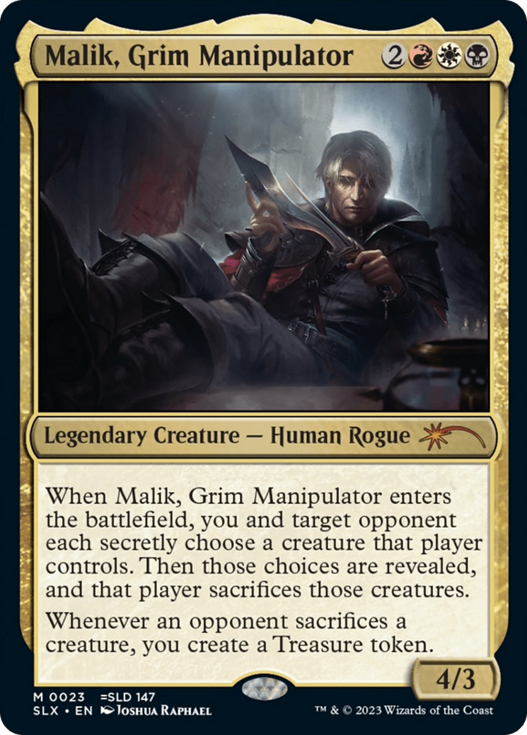 Malik, Grim Manipulator [Secret Lair: Universes Within] - Card Brawlers