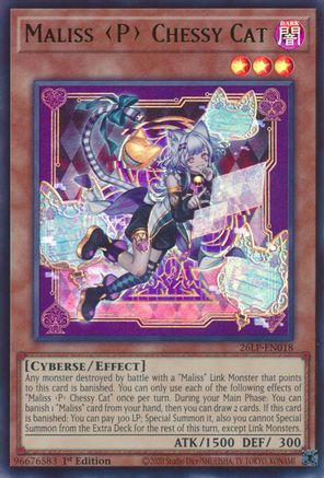 Maliss P Chessy Cat (26LP-EN018) - Limited Pack World Championship 2026 1st Edition - Card Brawlers