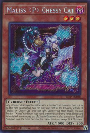 Maliss P Chessy Cat (Secret Rare) (26LP-EN018) - Limited Pack World Championship 2026 1st Edition - Card Brawlers