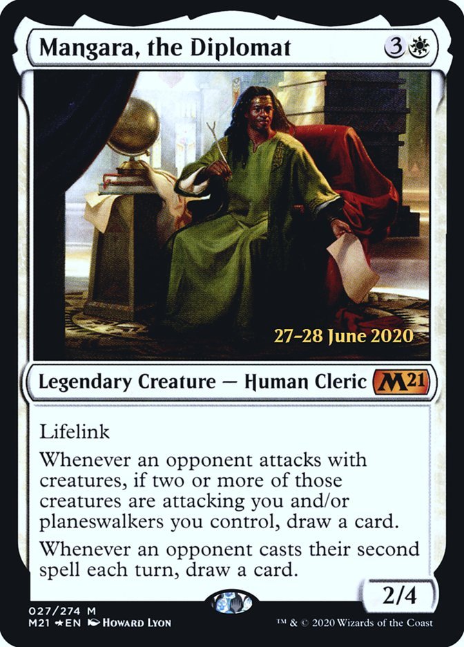 Mangara, the Diplomat [Core Set 2021 Prerelease Promos] - Card Brawlers