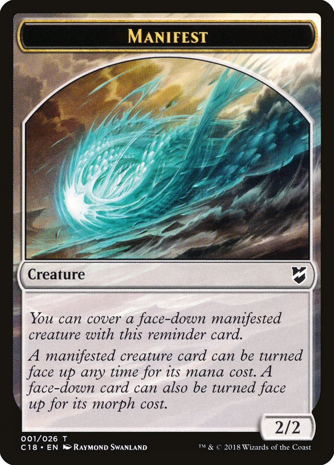 Manifest [Commander 2018 Tokens] - Card Brawlers