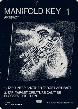 Manifold Key (0227) (SLZ-227) - Secret Lair x MSCHF: The Zeta Set - Card Brawlers