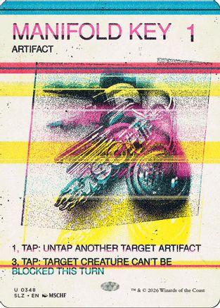 Manifold Key (0348) (SLZ-348) - Secret Lair x MSCHF: The Zeta Set - Card Brawlers