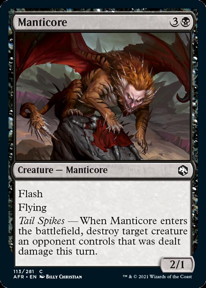 Manticore [Dungeons & Dragons: Adventures in the Forgotten Realms] - Card Brawlers