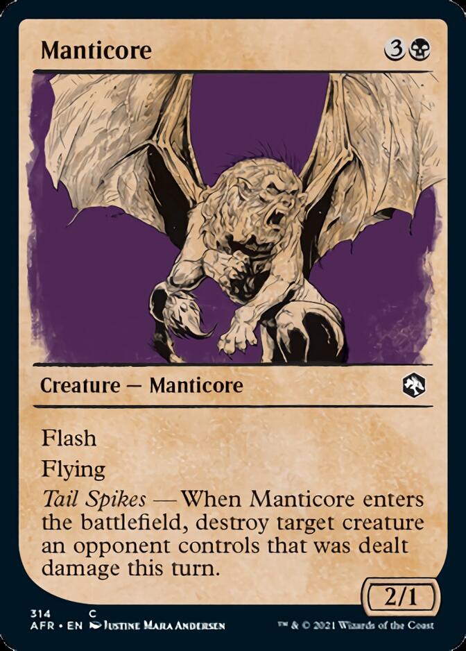 Manticore (Showcase) [Dungeons & Dragons: Adventures in the Forgotten Realms] - Card Brawlers