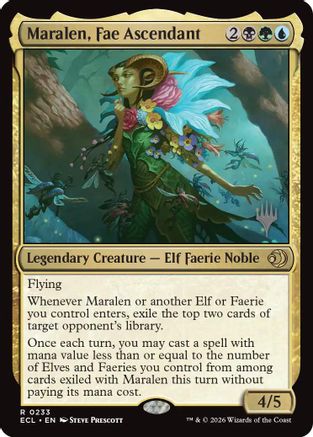 Maralen, Fae Ascendant (PPECL-233) - Promo Pack: Lorwyn Eclipsed - Card Brawlers