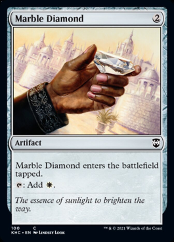 Marble Diamond [Kaldheim Commander] - Card Brawlers