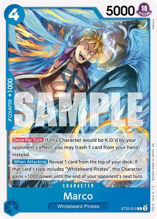 Marco (ST22-012) - Starter Deck 22: Ace & Newgate - Card Brawlers