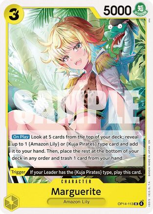 Marguerite (OP14-113) - The Azure Sea's Seven - Card Brawlers