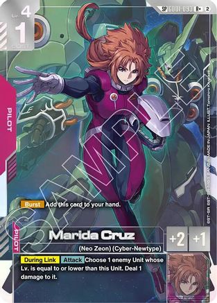 Marida Cruz (R+) (SP) (GD01-093) - Freedom Ascension Holofoil - Card Brawlers