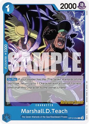 Marshall.D.Teach (OP12-054) - Legacy of the Master Release Event Cards - Card Brawlers