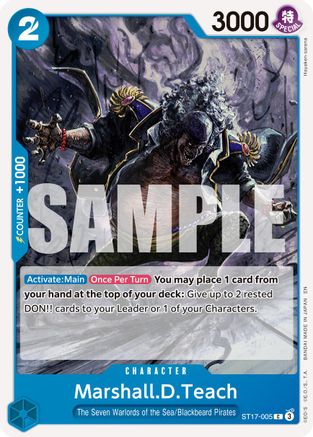 Marshall.D.Teach - ST17-005 (ST17-005) - Premium Booster -The Best- Vol. 2 - Card Brawlers