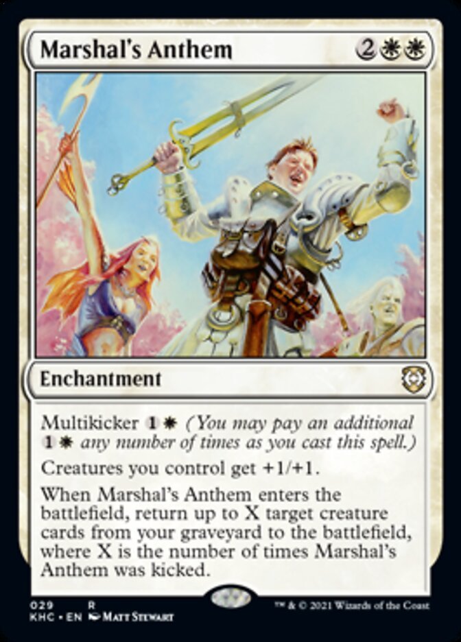 Marshal's Anthem [Kaldheim Commander] - Card Brawlers