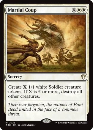 Martial Coup (FRC-028) - Commander: Reality Fracture - Card Brawlers