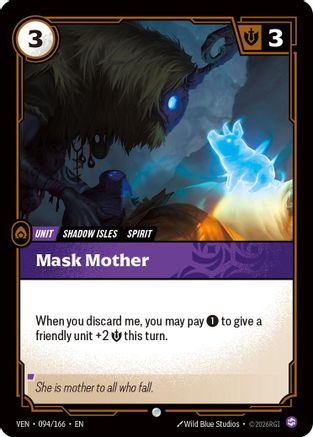 Mask Mother (094/166) - Vendetta - Card Brawlers