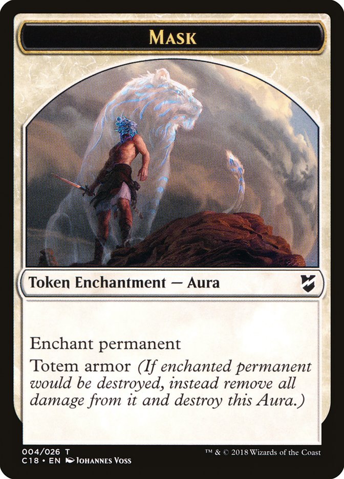 Mask Token [Commander 2018 Tokens] - Card Brawlers