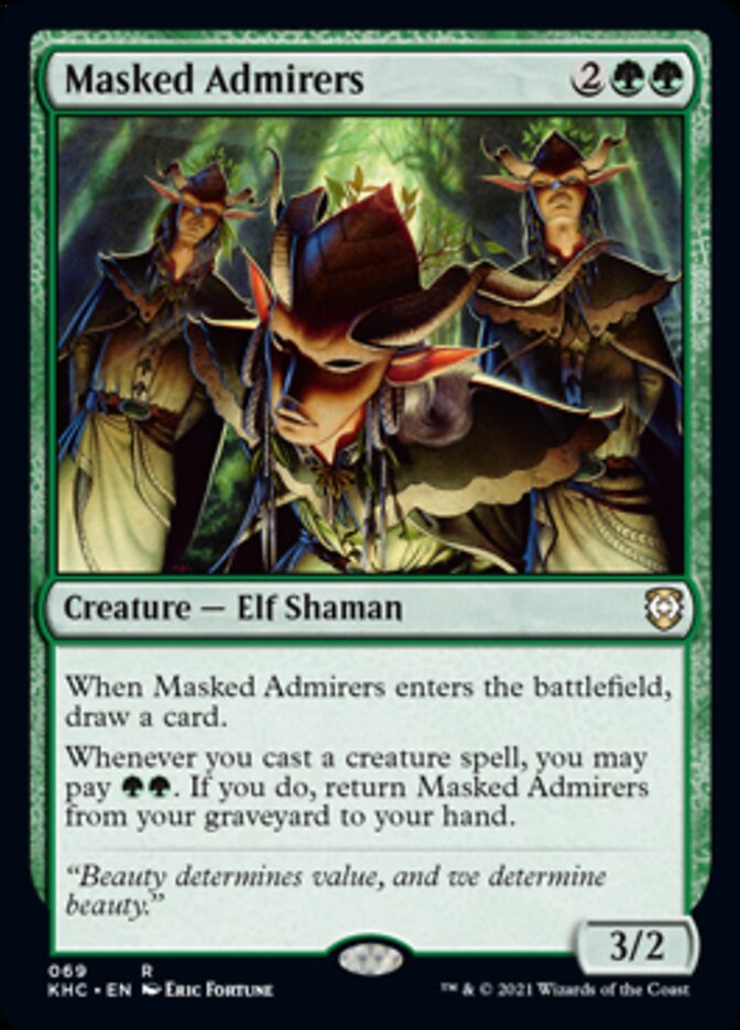 Masked Admirers [Kaldheim Commander] - Card Brawlers