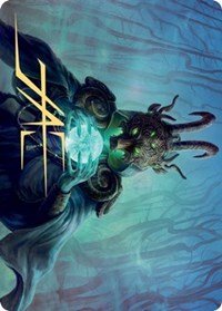 Masked Vandal Art Card (Gold - Stamped Signature) [Kaldheim Art Series] - Card Brawlers