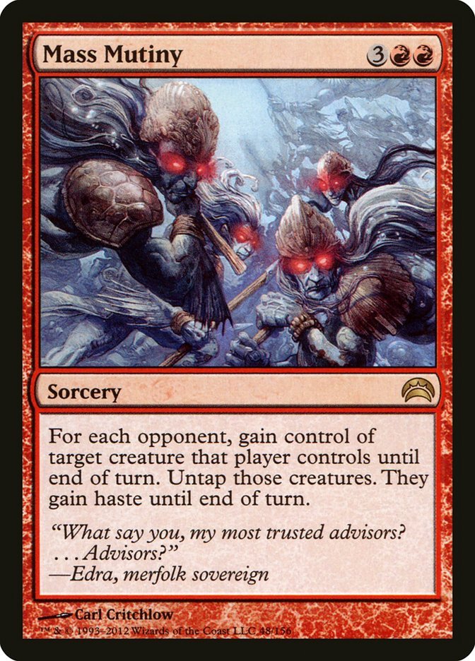 Mass Mutiny [Planechase 2012] - Card Brawlers
