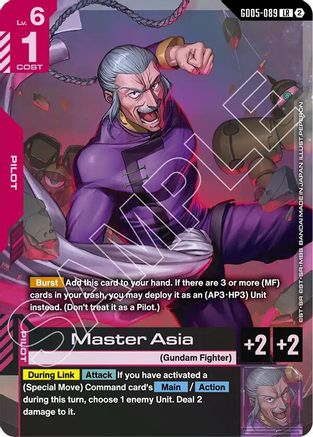 Master Asia (GD05-089) - Freedom Ascension Holofoil - Card Brawlers
