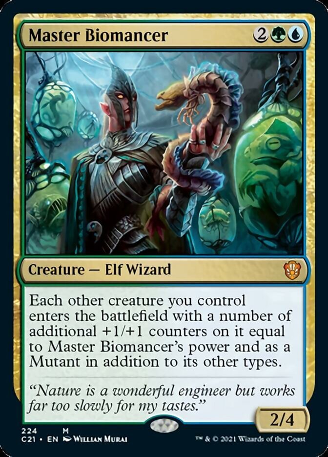 Master Biomancer [Commander 2021] - Card Brawlers
