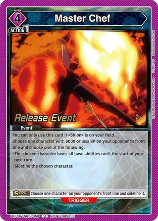 Master Chef (UEPR/TSK-2-058) - UE20BT That Time I Got Reincarnated as a Slime Release Event Cards - Card Brawlers