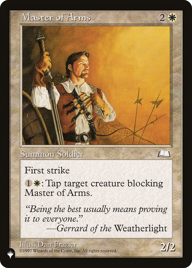 Master of Arms [The List] - Card Brawlers