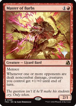 Master of Barbs (PPFRA-088) - Promo Pack: Reality Fracture - Card Brawlers