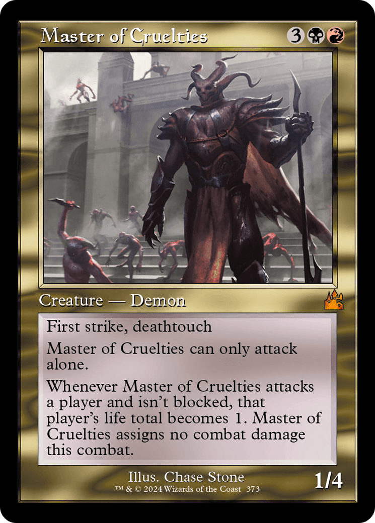Master of Cruelties (Retro Frame) [Ravnica Remastered] - Card Brawlers