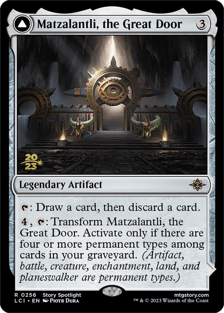 Matzalantli, the Great Door // The Core [The Lost Caverns of Ixalan Prerelease Cards] - Card Brawlers