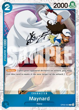Maynard (Pirate Foil) (OP05-052) - Premium Booster -The Best- Vol. 2 Foil - Card Brawlers