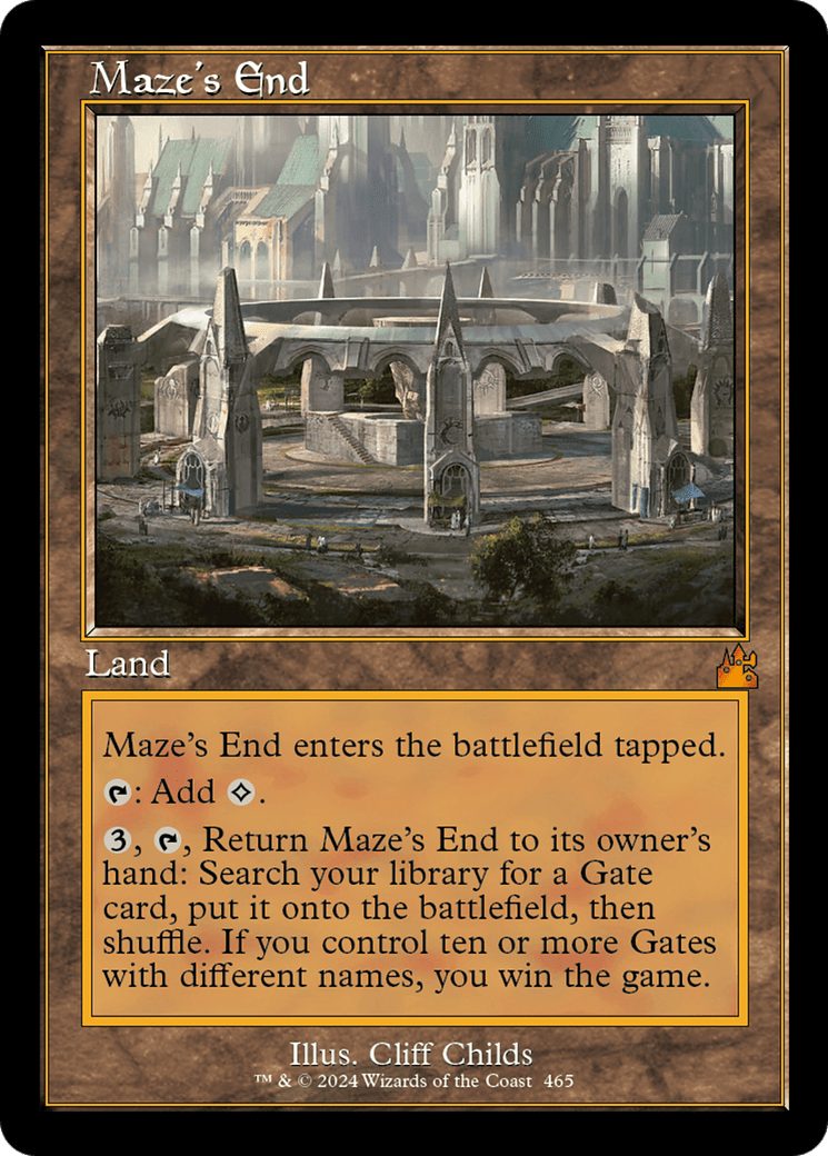 Maze's End (Retro Frame) [Ravnica Remastered] - Card Brawlers