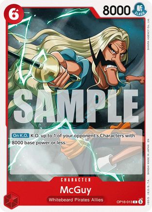 McGuy (OP16-013) - The Time of Battle - Card Brawlers
