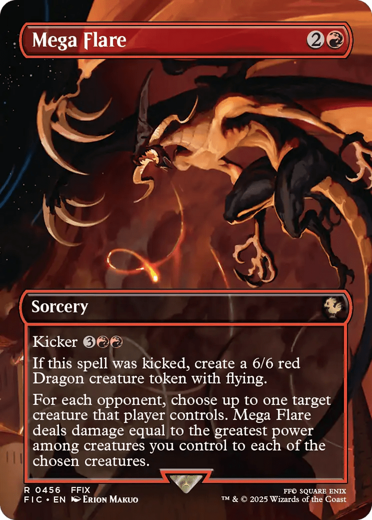 Mega Flare (Borderless) [FINAL FANTASY Commander] - Card Brawlers