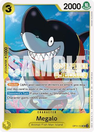 Megalo (Judge Pack Vol. 7) (OP11-112) - One Piece Promotion Cards Foil - Card Brawlers