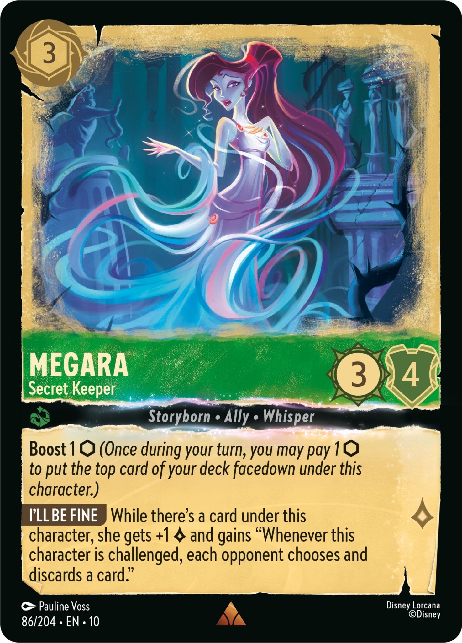 Megara - Secret Keeper (86/204) [Whispers in the Well] - Card Brawlers