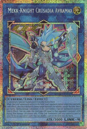 Mekk-Knight Crusadia Avramax (Starlight Rare) (MAMO-EN037) - Magnificent Monsters 1st Edition - Card Brawlers