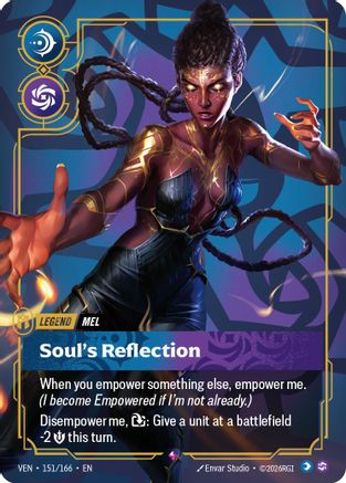 Mel - Soul's Reflection (151/166) - Vendetta Foil - Card Brawlers