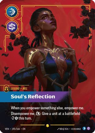 Mel - Soul's Reflection (Overnumbered) (195/166) - Vendetta Foil - Card Brawlers
