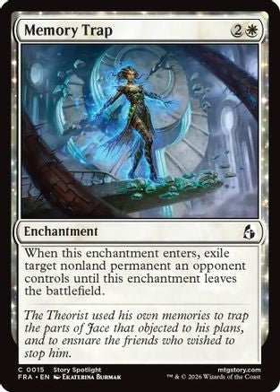 Memory Trap (FRA-015) - Reality Fracture Foil - Card Brawlers