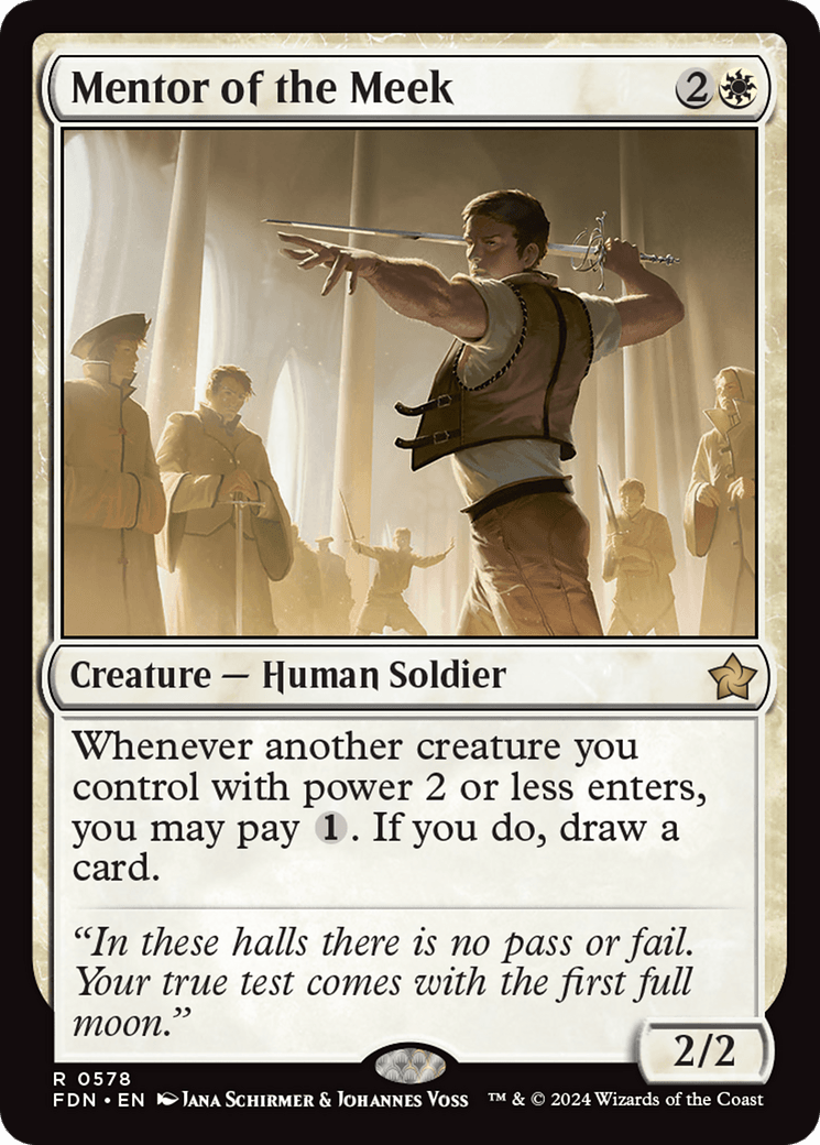 Mentor of the Meek [Foundations] - Card Brawlers