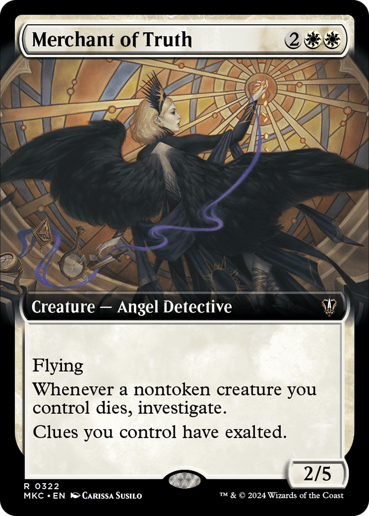 Merchant of Truth (Extended Art) [Murders at Karlov Manor Commander] - Card Brawlers