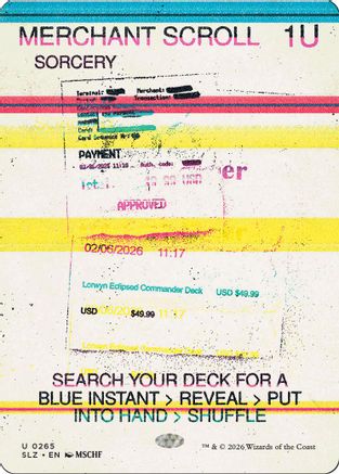 Merchant Scroll (0265) (SLZ-265) - Secret Lair x MSCHF: The Zeta Set - Card Brawlers